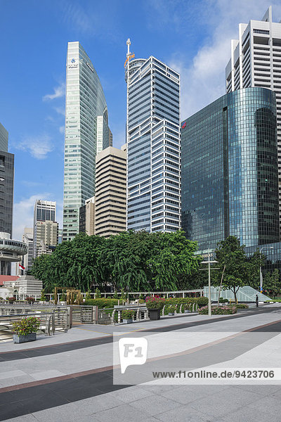 Downtown  Finanzviertel  Singapur