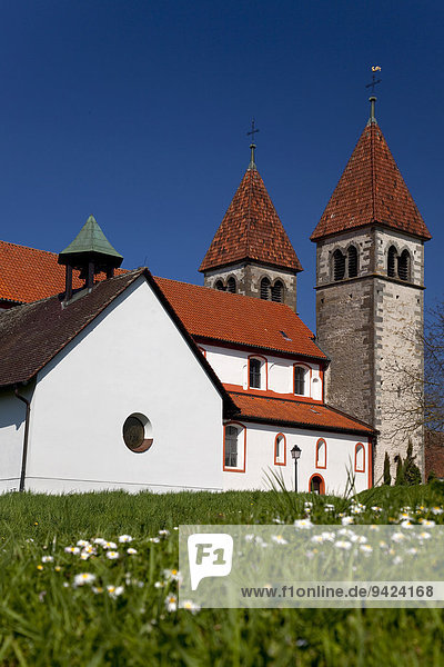 Kirche St. Peter und Paul,  Insel Reichenau,  Bodensee,  Baden-Württemberg,  Deutschland