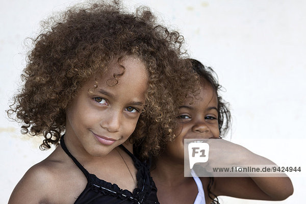 Cuban girls  portrait  Baracoa  Cuba