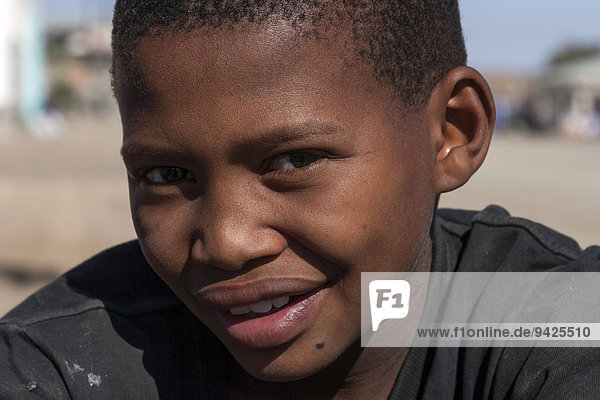 Local boy  portrait  Keetmanshoop  Namibia