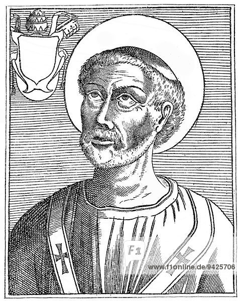 Papst Cornelius  historische Illustration
