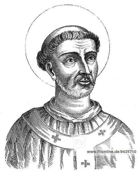 Papst Cajus oder Gaius  Caius oder Gaius  historische Illustration