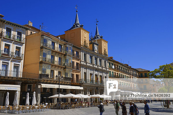 Hauptplatz  Rathaus  Segovia  Kastilien-Leon  Spanien
