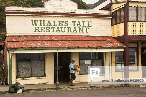 Hauptstrasse von Levuka Ovalau Fidschi