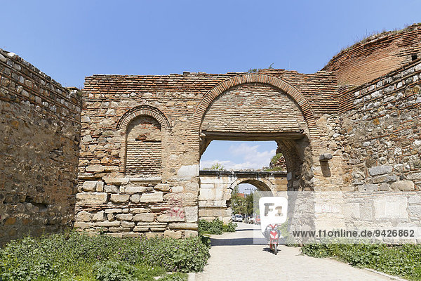 Ancient city wall of Iznik  Bursa Province  Marmara Region  Turkey