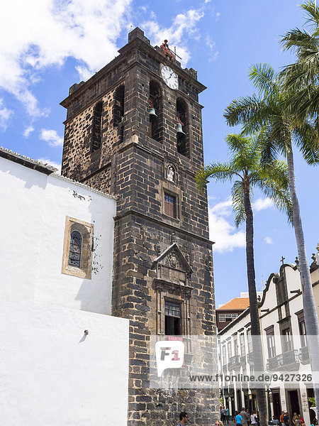 Iglesia Matriz de El Salvador in Plaza de España  Santa Cruz de La Palma  Palma de Majorca  Canary Islands  Spain
