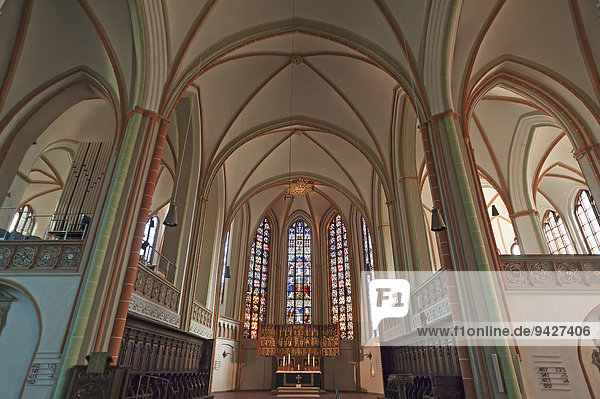 Altarraum der Kirche St. Johannis  1289-1470  Lüneburg  Niedersachsen  Deutschland