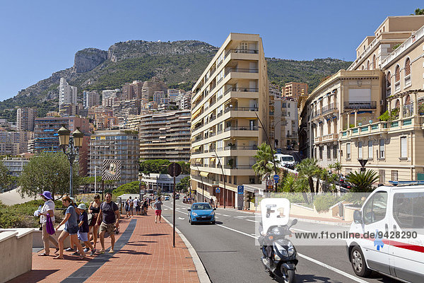 Straßenszene  Monaco
