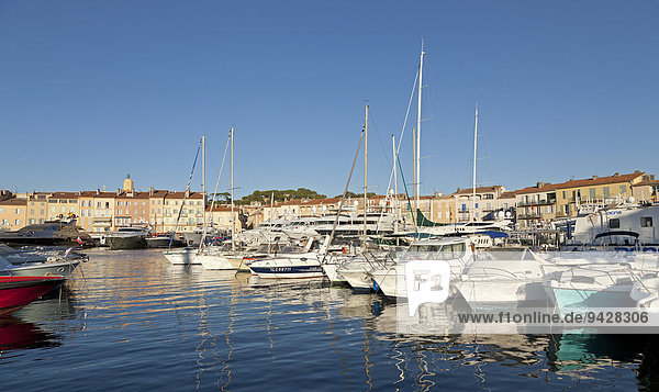 Hafen  Saint-Tropez  Cote d'Azur  Frankreich