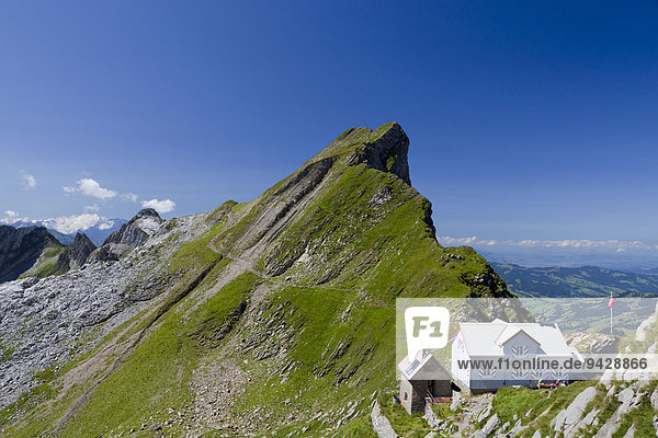 Berggasthaus Tierwies im Alpstein  Kanton Appenzell  Schweiz  Europa