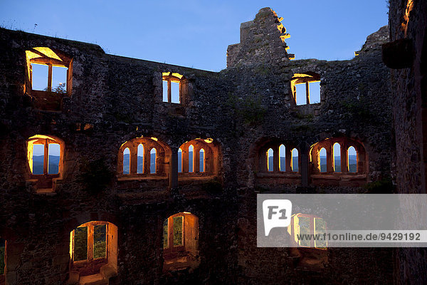 Burgruine Hohengeroldseck Schuttertal Schwarzwald Baden-Württemberg Deutschland Europa