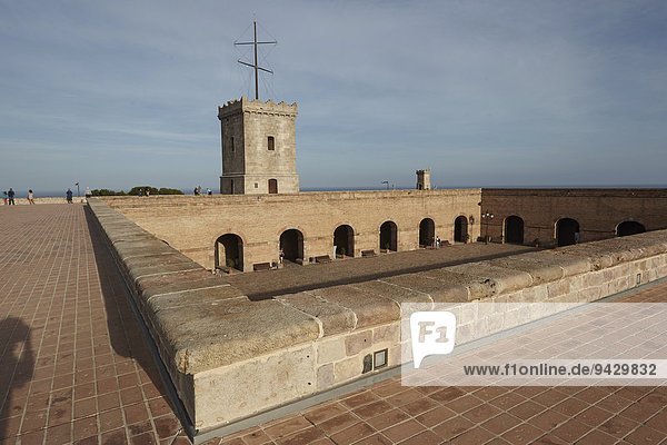 Castell de Montjuic fortress  Barcelona  ??Catalonia  Spain