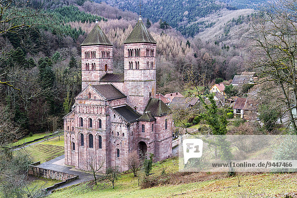 Kloster Murbach  Vogesen  Elsass  Frankreich  Europa