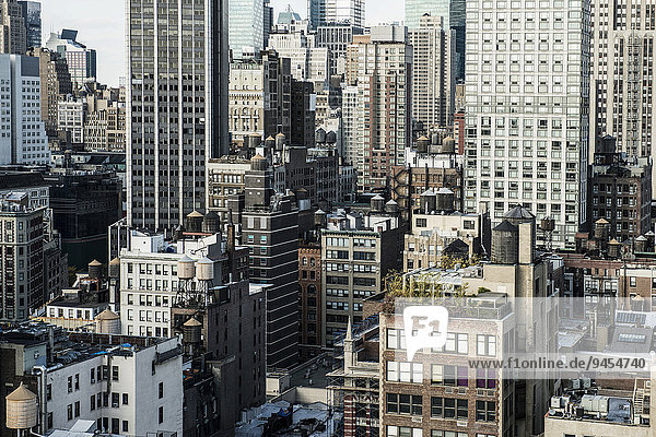 Hochhäuser in Midtown  Manhattan  New York City  New York  USA  Nordamerika