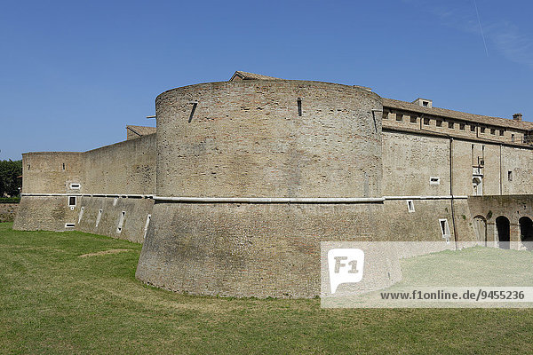 Festung Rocca Costanza  Pesaro  Marken  Italien  Europa