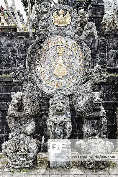 Skulpturen,  Pura Besakih Tempelanlage,  Bali,  Indonesien,  Asien