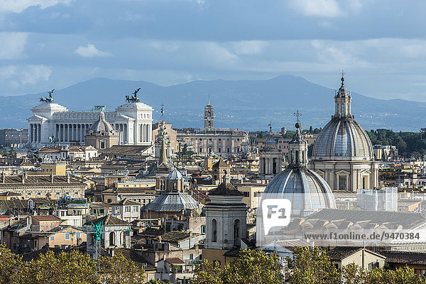 View from Castel Sant'Angelo  old town  XIV rione Borgo  Rome  Lazio  Italy  Europe