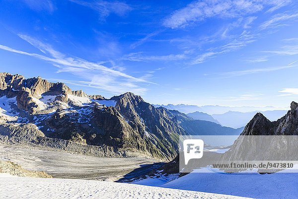 Saleinagletscher  Mont-Blanc-Massiv  Alpen  Wallis  Schweiz  Europa