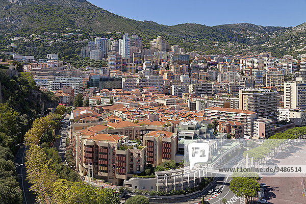 Hochhäuser  Monaco  Cote d'Azur  Europa