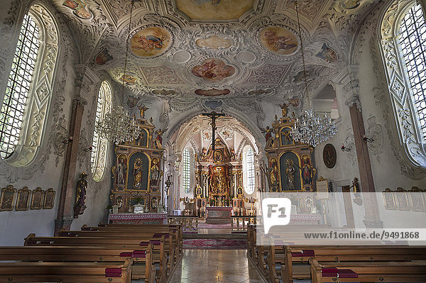 Wallfahrtskirche St. Maria Altenburg  Moosach  Bayern  Deutschland  Europa
