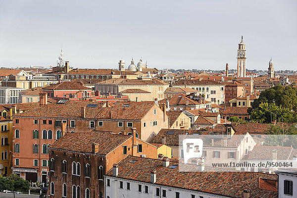 Überblick über das Viertel Santa Croce  Venedig  Veneto  Italien  Europa