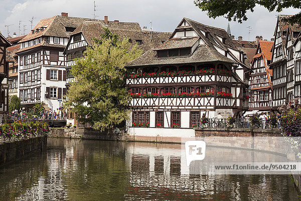 Gerberviertel  Petite France  Straßburg  Elsass  Frankreich  Europa