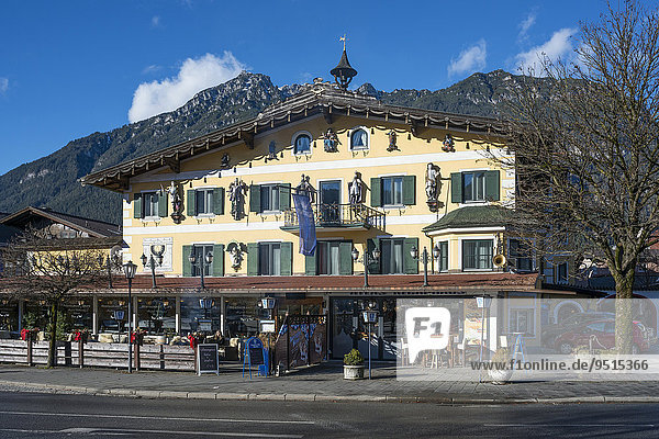 Atlas Posthotel am Marienplatz  Garmisch-Partenkirchen  Oberbayern  Bayern  Deutschland  Europa