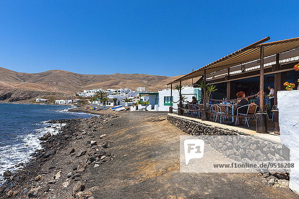 Einfaches Fischerdorf bei Playa Quemada  Puerto Calero  Lanzarote  Kanarische Inseln  Spanien  Europa