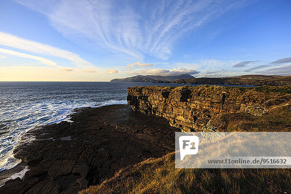 Coastline at Muckross Head  Kilcar  County Donegal  Republic of Ireland