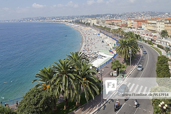 View from Castle Hill Nice Alpes-Maritimes department Provence-Alpes-Côte d'Azur France Europe