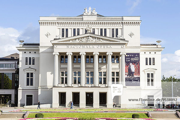 Lettische Nationaloper  Latvijas Nacionala Opera  Riga  Lettland  Europa