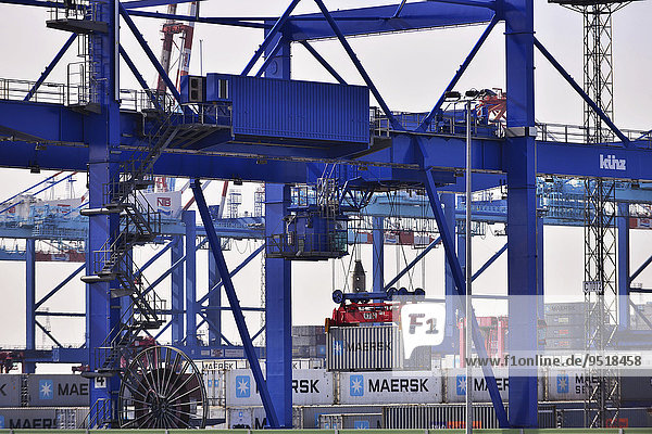 Wilhelm Kaisen-Terminal  Container-Terminal Bremerhaven  Bremerhaven  Bremen  Deutschland  Europa