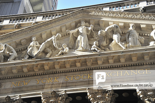 New York Stock Exchange  Wall Street  Manhattan  New York  United States  North America