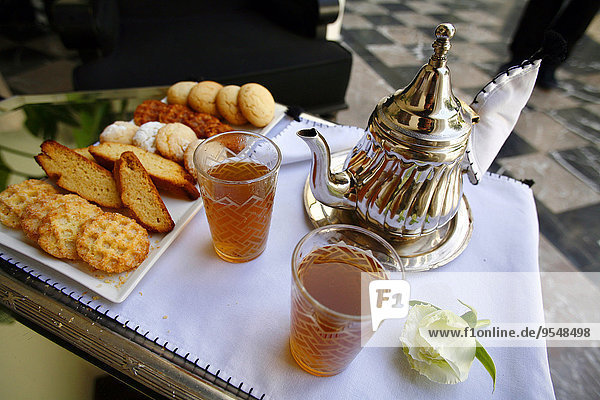 Gebäck marokkanisch Oktober Tee