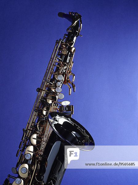 Hintergrund,Close-up,blau,Saxophon