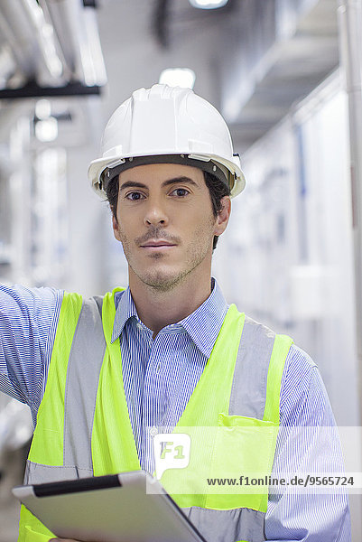 Industrial plant engineer  portrait
