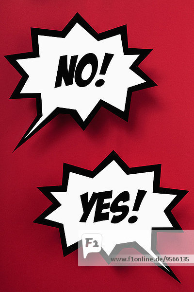 Rede,Reden,Kontrast,yes,Blase,Blasen,rot