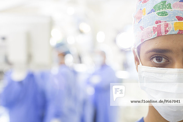 Portrait,Tischset,Krankenhaus,Chirurg,Hintergrund,Bewegungsunschärfe