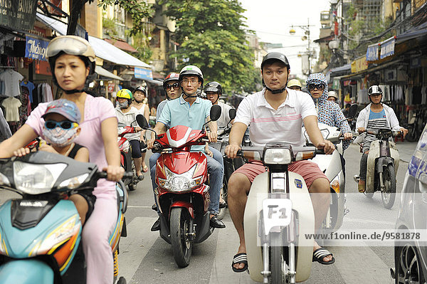 Vietnam  Hanoi: traffic