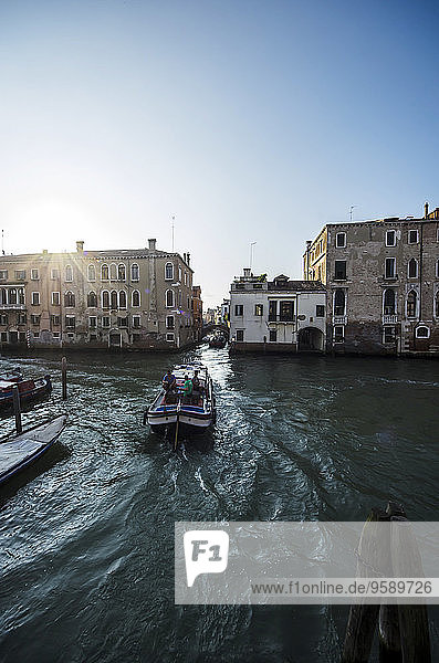 Italien  Veneto  Venedig  Kanal im Bezirk Cannaregio