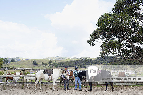 Horse riding  Pakiri Beach  Auckland  New Zealand