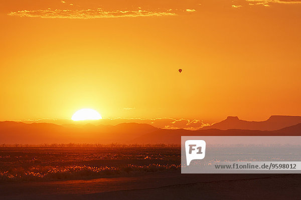 Namibischer Sonnenuntergang