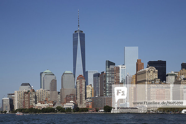 Vereinigte Staaten von Amerika USA Skyline Skylines New York City Großstadt 1 neu World Trade Center