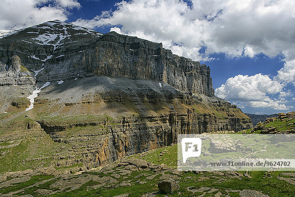 Spanien Nationalpark Ordesa Felsformation