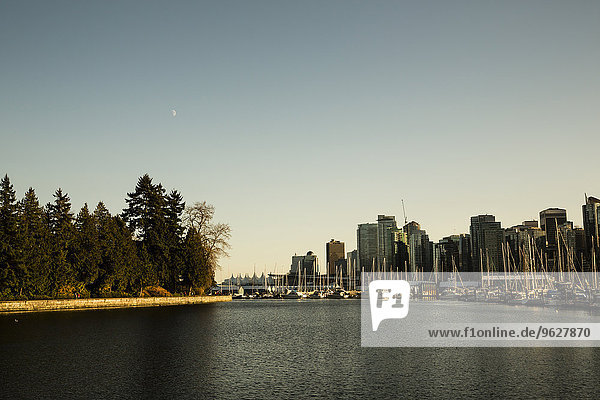 Kanada  Vancouver  Blick vom Stanley Park auf die Stadt