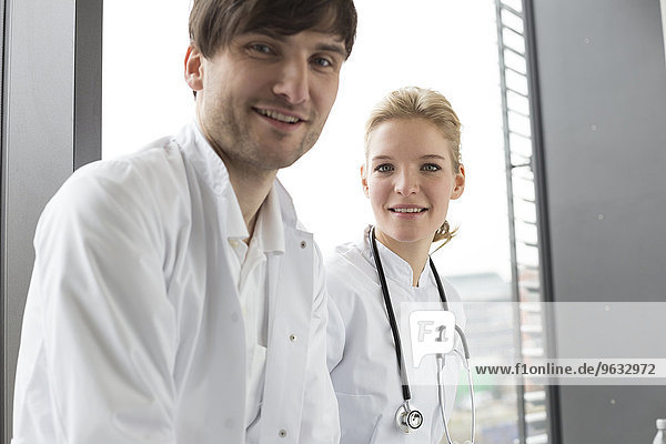 Doctors smiling  portrait