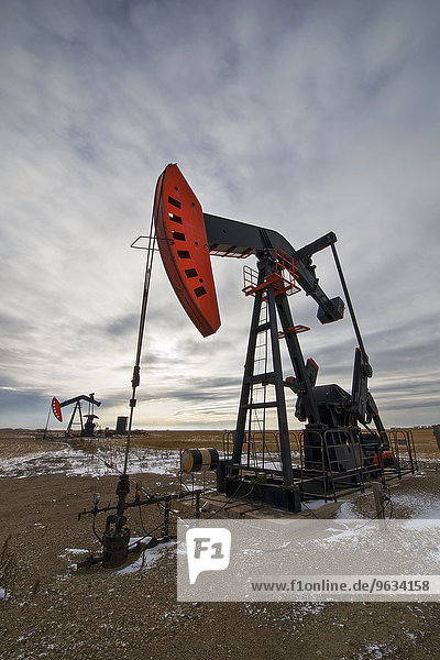Feld,Bohrmaschine,Bohrer,Saskatchewan,Öl,Pumpe