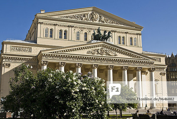 Bolschoi-Theater  Moskau  Russland  Europa