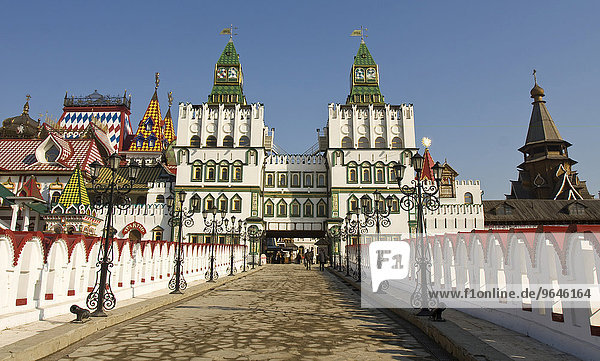 Kreml in Ismailowo  Freizeit- und Kulturpark  Ismailowo  Moskau  Russland  Europa