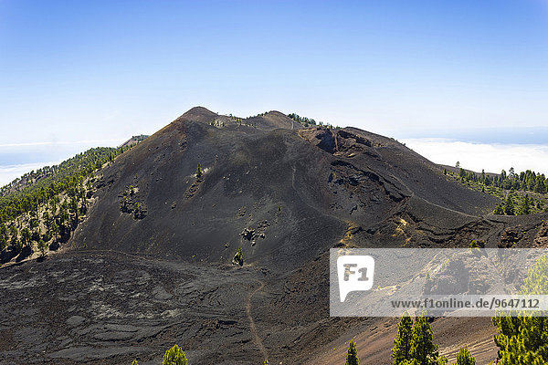 'Vulkan Duraznero  ''Ruta de los Volcanes''  Naturpark Cumbre Vieja  La Palma  Kanarische Inseln  Spanien  Europa'